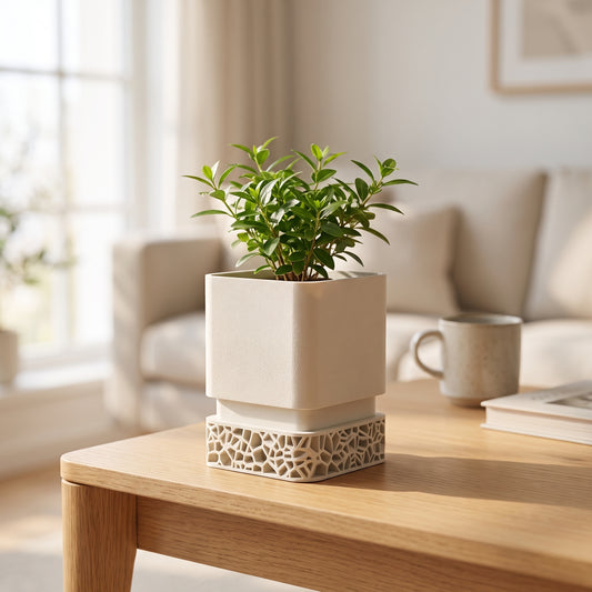 Macetero Voronoi  — Diseño Geométrico para Plantas