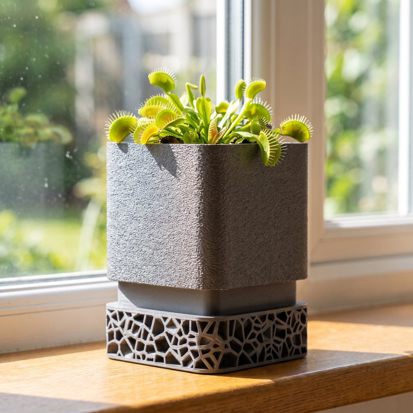 Macetero Voronoi  — Diseño Geométrico para Plantas